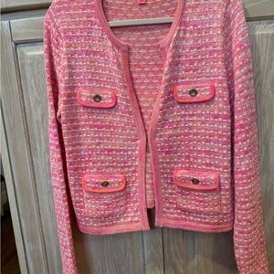 Lilly Pulitzer Knit Sweater cardigan size M
Never worn!